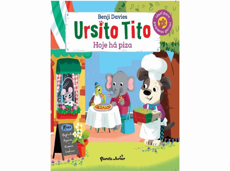 Livro Ursito Tito - Hoje Há Pizza