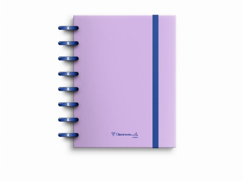 Caderno Ecosmart A4 Ambar Alfazema Com Capa Polipropileno 100 Folhas