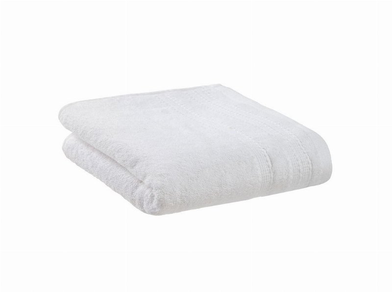 Toalha Mãos Com Barra Actuel Branco 450 g 50X90Cm