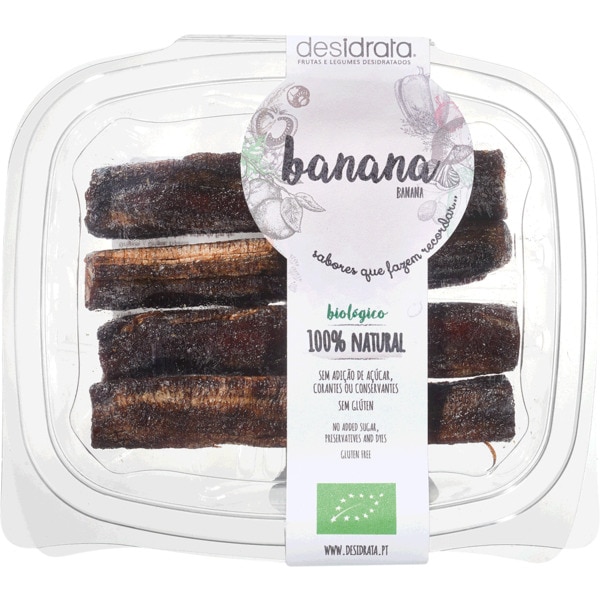 Banana Passa Desidratada Sem Glúten Biológica 100 g
