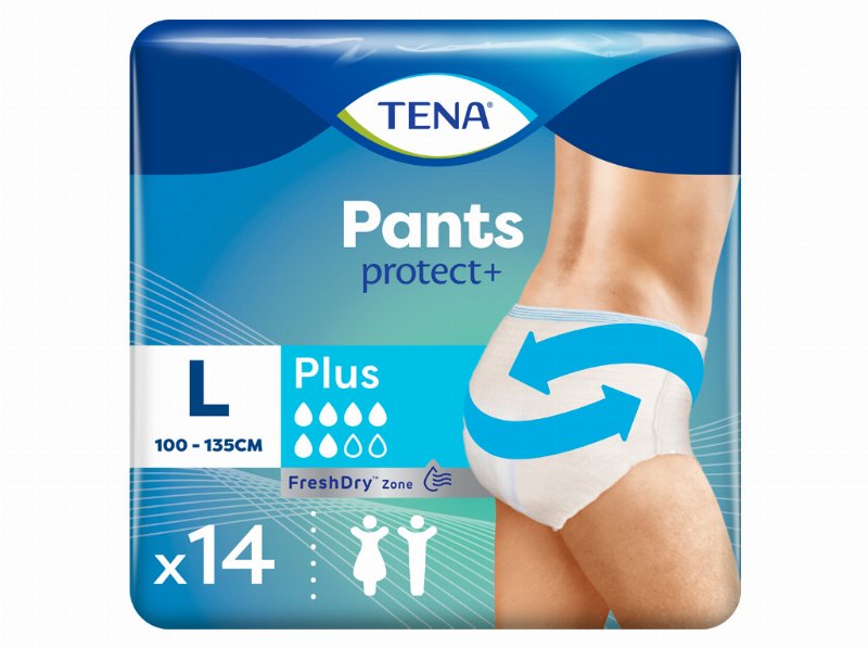 Cuecas Incontinência Tamanho L Tena Pants Plus 14 Un