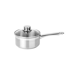 Caçarola Com Asas Aço Inoxidável 24Cm Alegro Glass Silampos