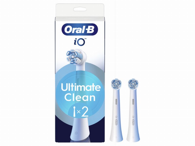 Recarga Escova Eléct Oral-B Io Ultimate Clean Branca 2Un