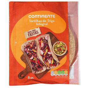 Tortilhas De Trigo Integral Continente 320 gr