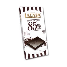 Tablete De Chocolate 85% Cacau Sem Glúten Lacasa 100 gr