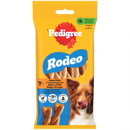 Snack Para Cão Rodeo Sabor A Frango Pedigree 0.123Kg
