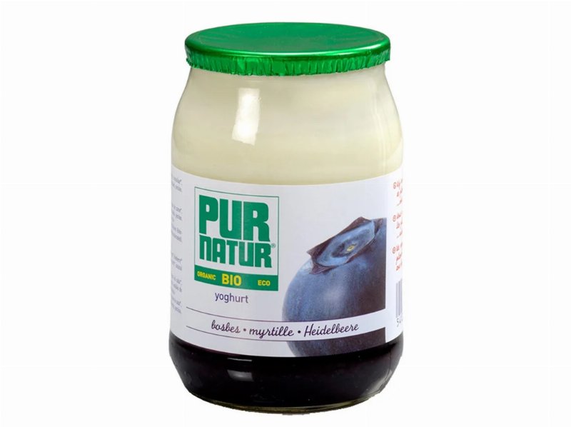 Iogurte Pur Natur Biológico Pedacos Mirtilo 150 g
