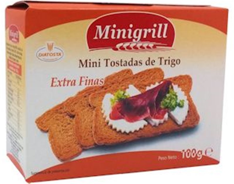Mini Tosta Minigrill De Trigo Extra Finas 100 g