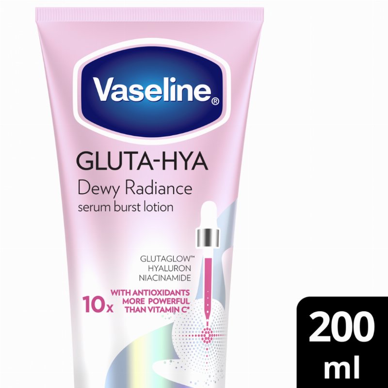 Loção Corporal Serum-Burst Dewt Radiance Vaseline 0.2L