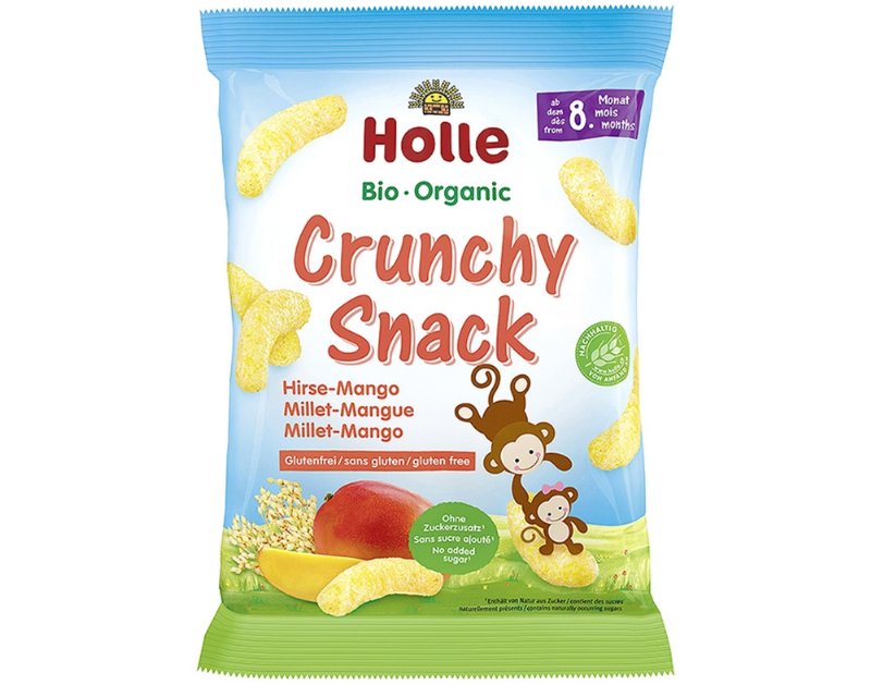 Tostas Bio Holle Milho Crocantes Miúdo Manga 8M 25 g