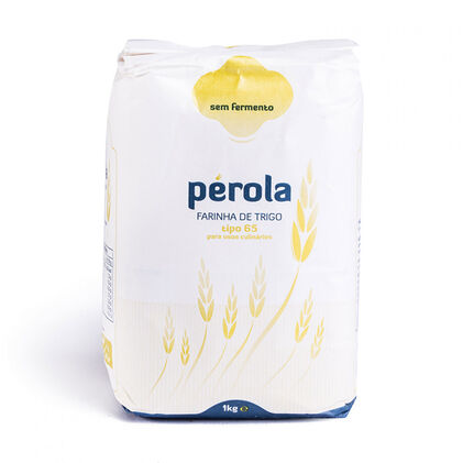 Farinha De Trigo Tipo 65 Sem Fermento Pérola 1Kg