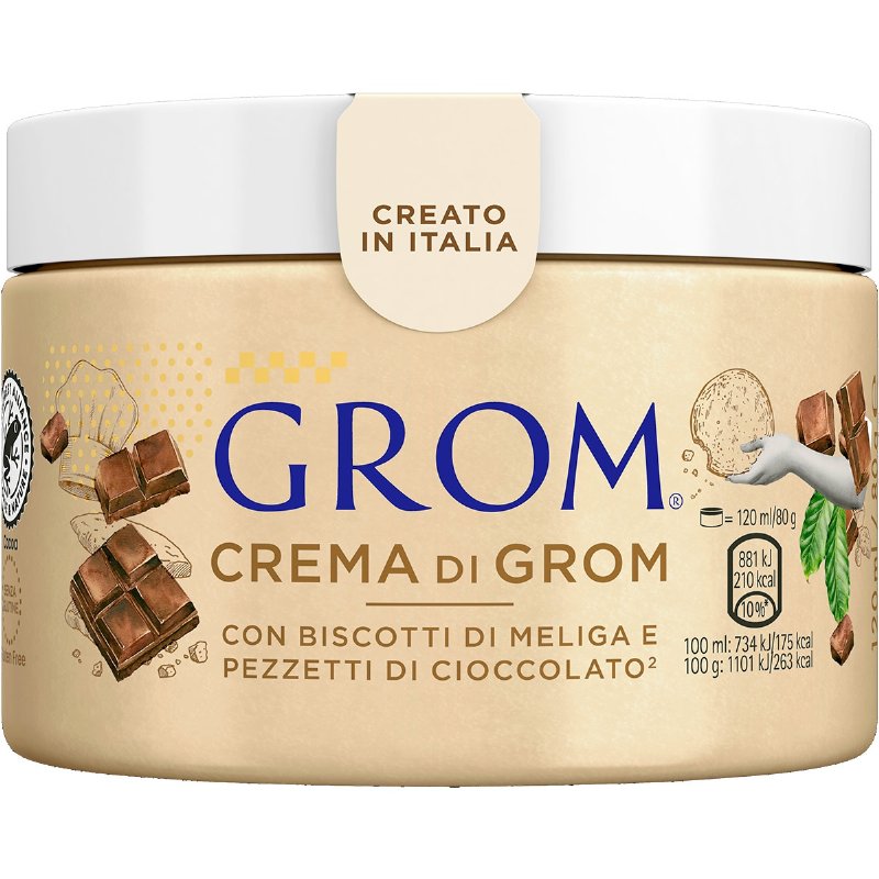 Gelado De Biscoito Com Chocolate 120 ml