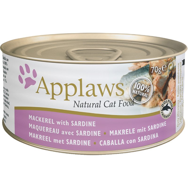 Comida Húmida Para Gato De Cavala Com Sardinha 70 g