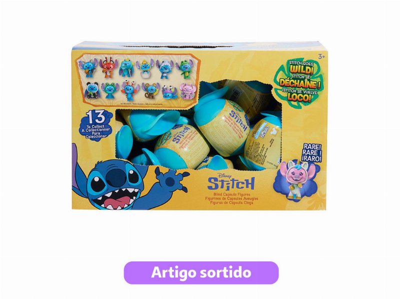 Cápsulas Colecionáveis Stitch Modelos Sortidos