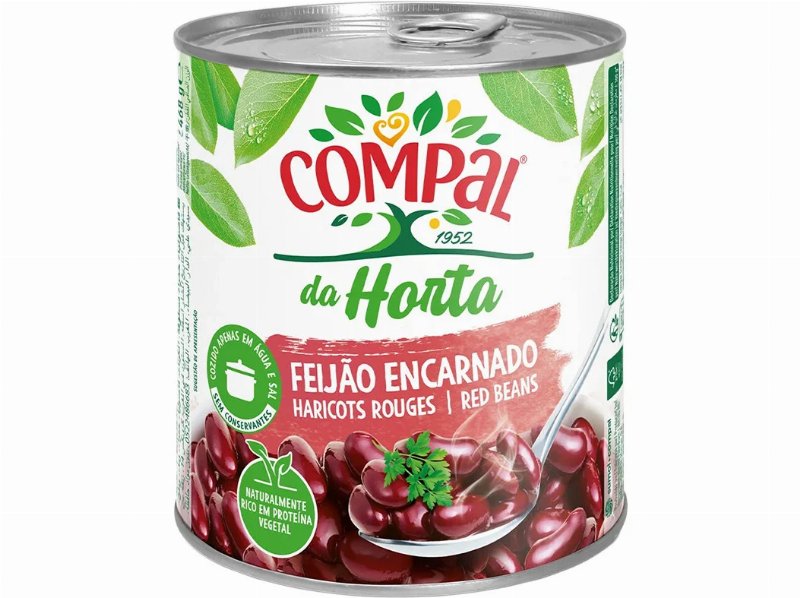 Feijão Compal Da Horta Encarnado 845 g