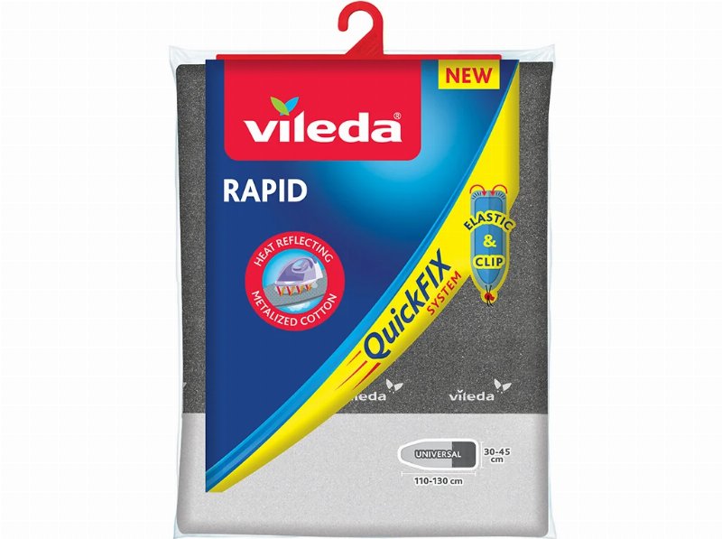 Cobertura Tabua Engomar Rapid Vileda Metalizada 130X45Cm