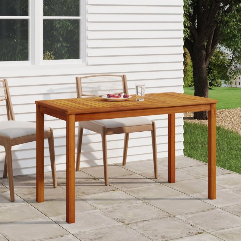 Hkh Mesa De Jardim 110X55X67 Cm Madeira De Acácia Maciça - Marrom