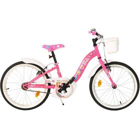 Bicicleta Júnior Com Cesto Roda 20'' +7 Anos Barbie