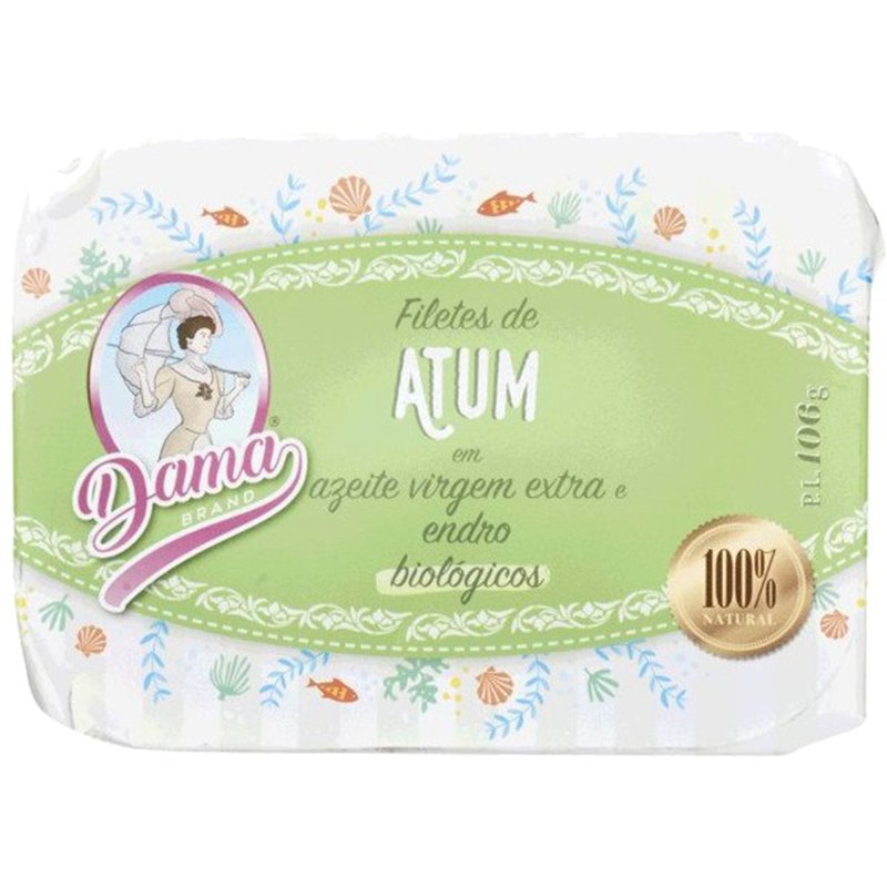 Filetes De Atum Em Azeite Virgem Extra E Endro Biológicas 106 g