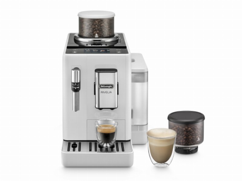 Máquina De Café Automática Delonghi Rivelia Exam440.35.W Br Rivelia