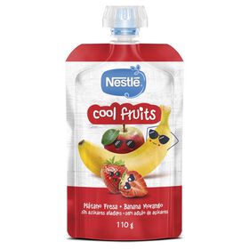 Saqueta De Fruta Maçã, Banana E Morango +12M Nestlé 110 gr