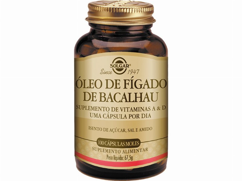 Suplemento Solgar Oleo Fig Bacalhau 100Caps