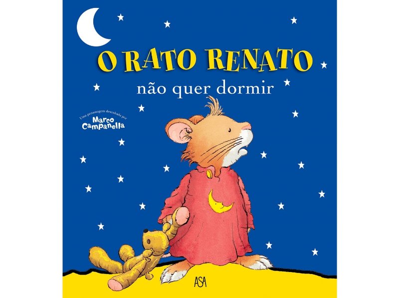 Livro O Rato Renato 3 - Não Quer Dormir