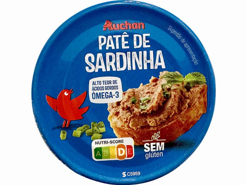 Paté De Sardinha Auchan 65 g