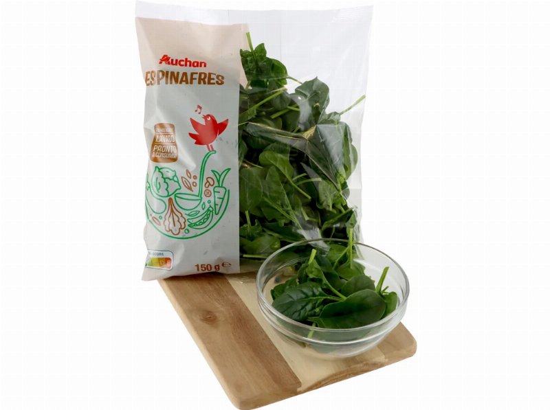 Espinafres Folha Baby Auchan 150 g