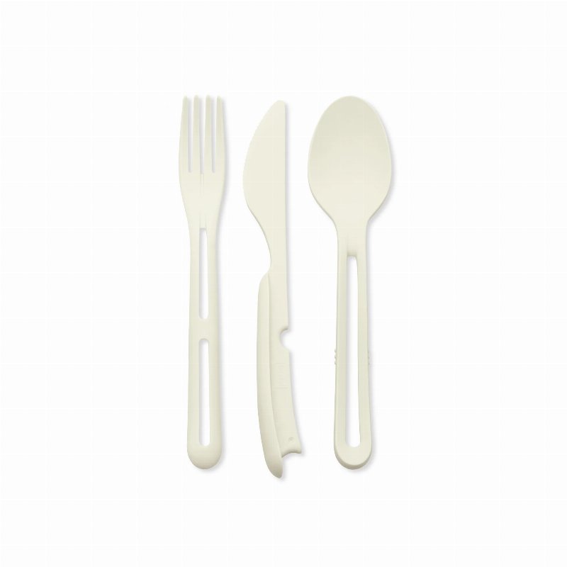 Koziol Conjunto De 3 Talheres Branco Klikk