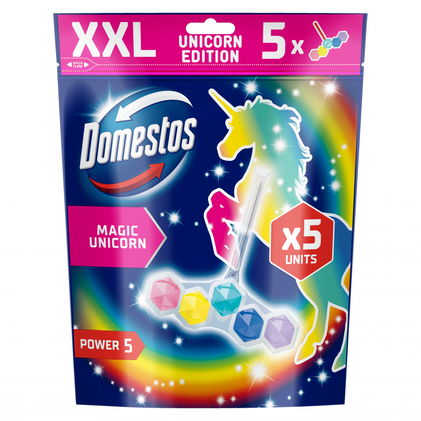 Bloco Sanitário 5 Unicórnio Domestos 5Un