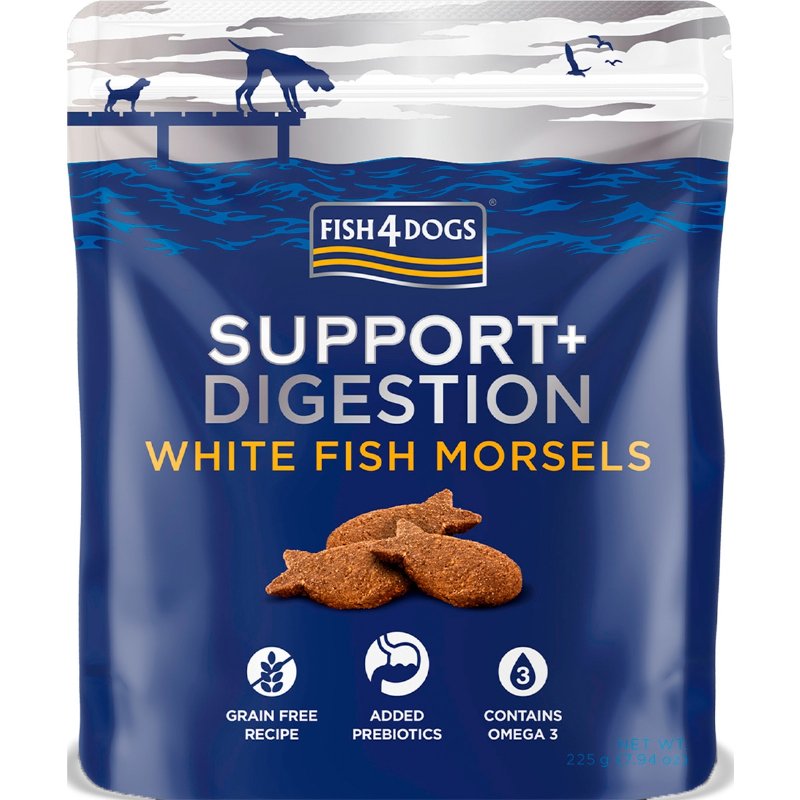 Snack Para Cão Digestão Sabor Peixe Branco 150 g