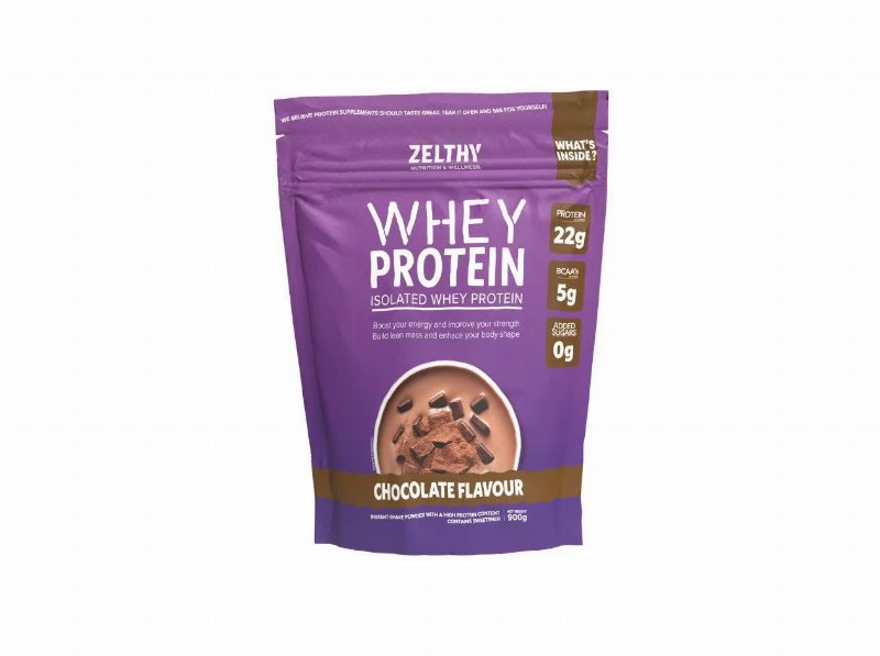 Proteina Whey Isolada Zelthy Chocolate 900 g