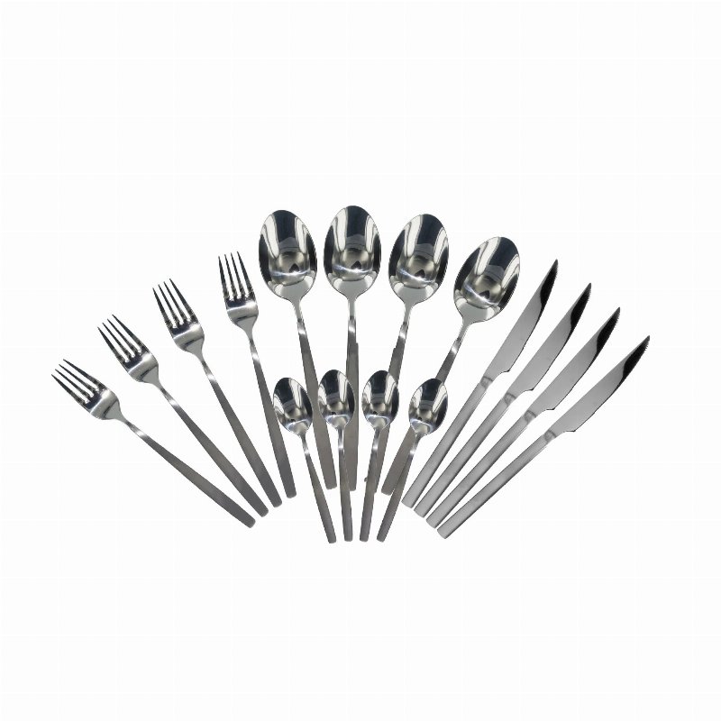 Hkh Conjunto 16 Talheres Aço Inoxidável