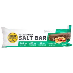 Barra Endurance Salt Bar Chocolate E Amendoins Gold Nutrition 40 gr