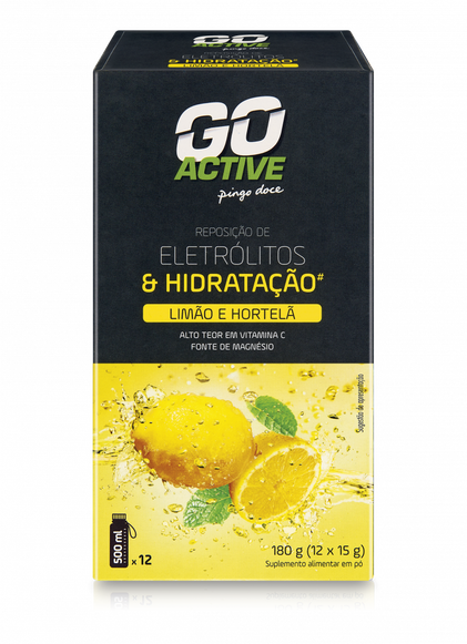 Suplemento De Eletrólitos Sabor Limão Go Active 0.015Kg