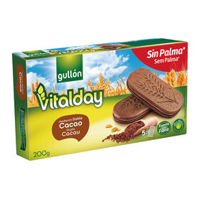 Bolachas Vitalday Recheadas Duplo Cacau Gullón 200 gr (5 Un)