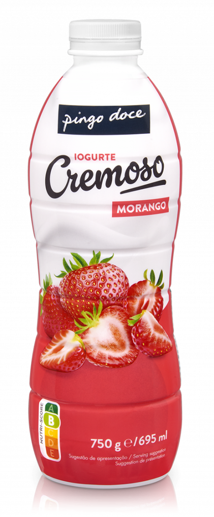 Iogurte Líquido Cremoso Morango Pingo Doce 0.75Kg