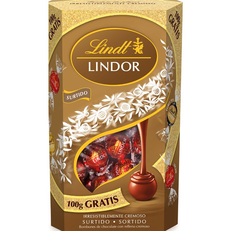 Bombons Sortidos Com Recheio Cremoso Lindor 600 g