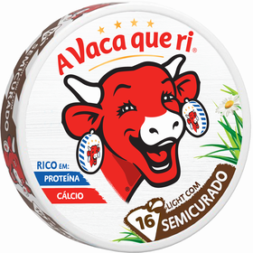 Queijo Fundido Curado Light Porções A Vaca Que Ri 250 gr