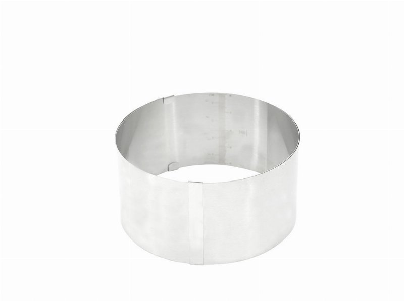 Forma Extensivel Actuel Inox Redonda 16+30Cm
