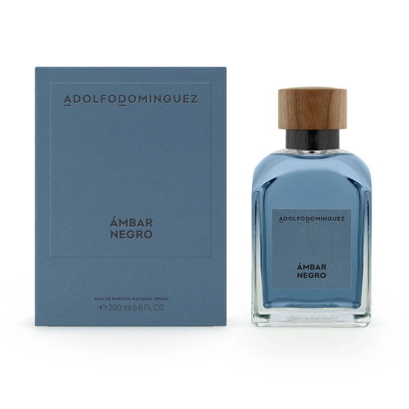Adolfo Dominguez Black Amber Eau De Parfum Vaporizador 200 ml