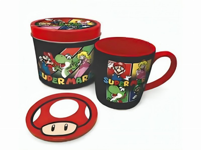 Mug Tin Set Super Mario