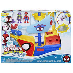 Marvel - Navio Pirata Lançador De Bolinhas De Sabão