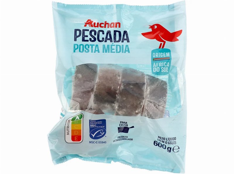 Postas De Pescada Auchan Msc Nº3 Para Cozer África Do Sul 600 g