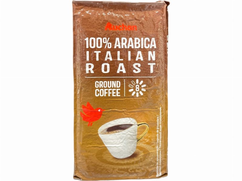 Café Auchan Moído 100% Arábica Intensidade 8 250 g