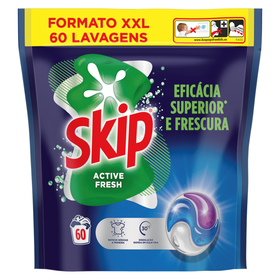 Detergente Máquina Roupa Cápsulas Active Fresh Skip