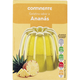 Gelatina Em Pó Ananás Continente 2 X 67 gr