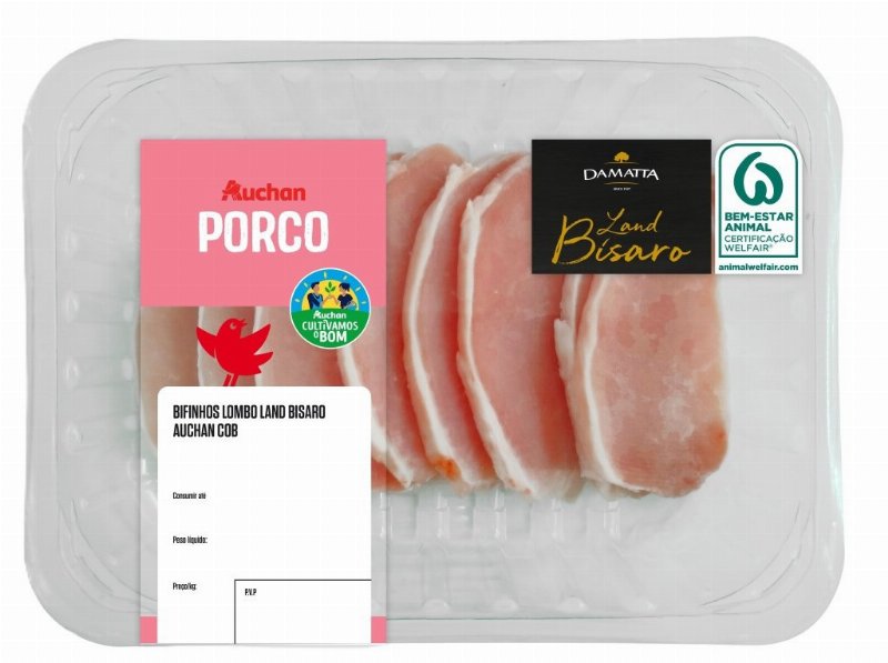 Bifinhos Lombo De Porco Land Bisaro Auchan Cultivamos O Bom Kg