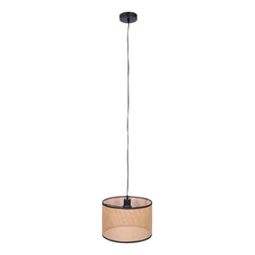 Candeeiro De Teto Palhinha Castanho Aquilino Kasa